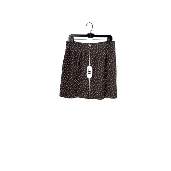 Ann Taylor LOFT Skirt Size 8 Polka Dot Pleats Short Mini School Work Party NWOT - Picture 6 of 16